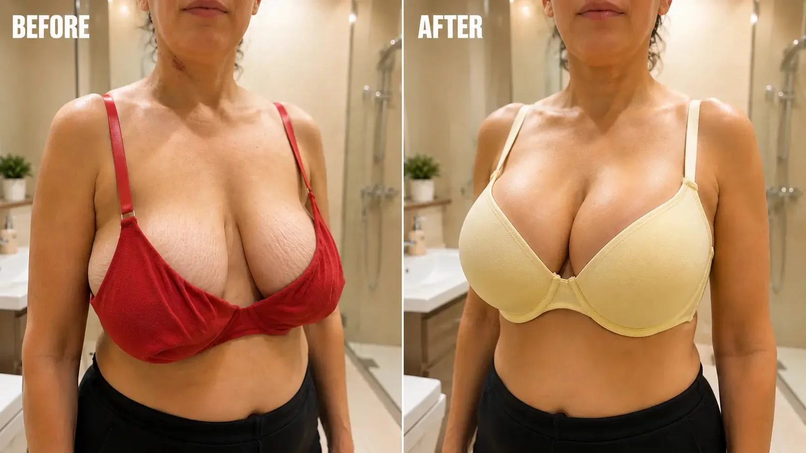 Restore Lift & Volume to Sagging Breasts in Just 14 Days